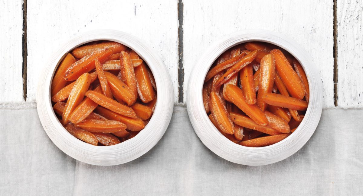 Würzige Karotten aus dem Ofen