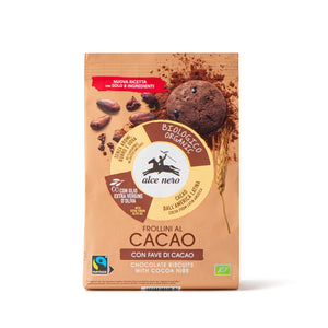 Bio-Kakaokekse mit Kakaobohnen - FR250